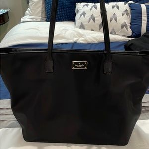 **sold on Merc** Kate Spade black nylon tote